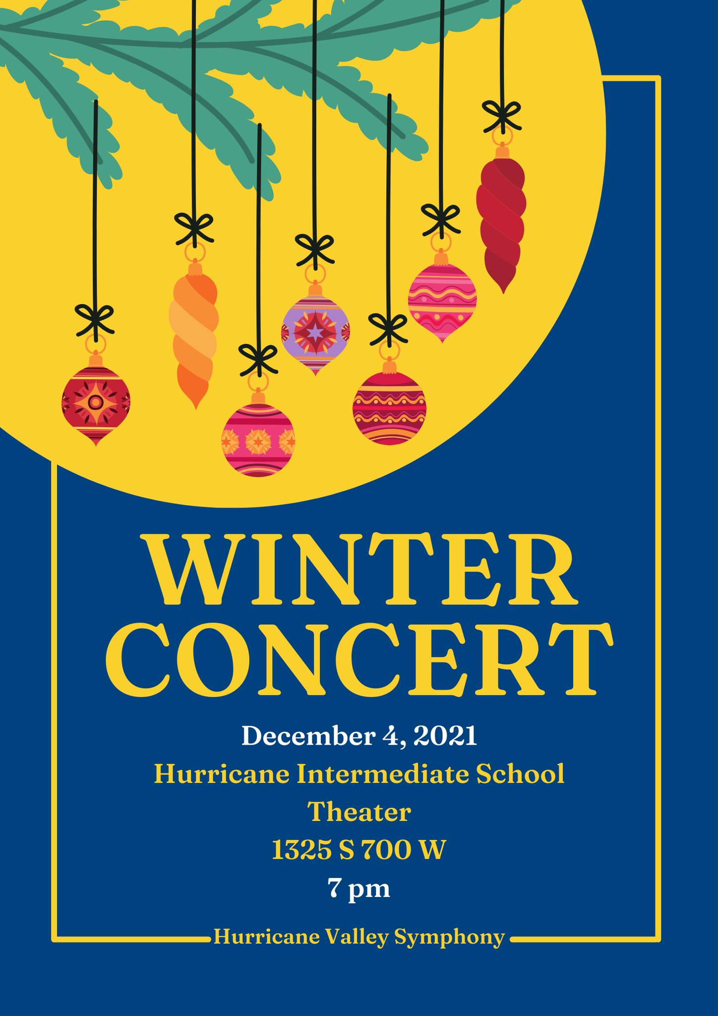 Winter Concert on December 4